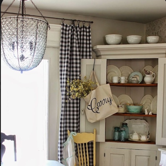 Buffalo plaid curtains - Picture 3 of 5